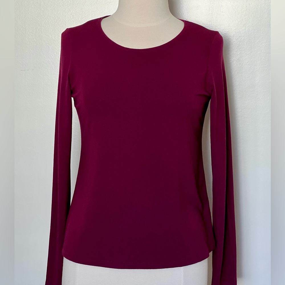 Eileen Fisher jersey knit top
